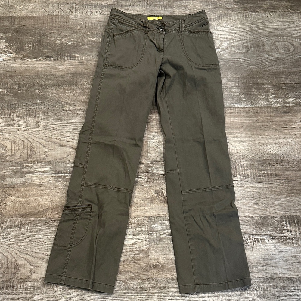 Lole Khaki Straight‎ Leg Pants Size 2